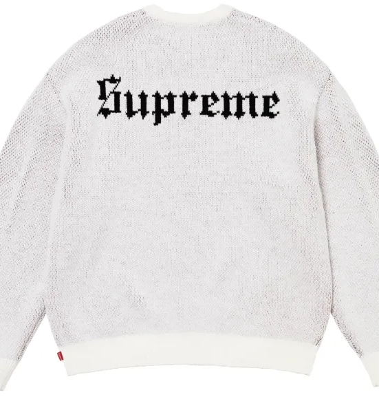 24FW SNOW Sweater Snow WHITE SWEATER White 0828